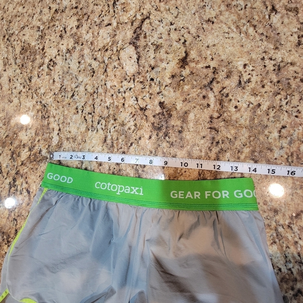 Cotopaxi Women's Gray and Green Shorts - Picture 9 of 9
